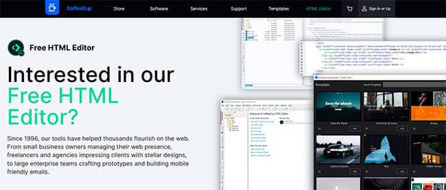 CoffeeCup HTML Editor