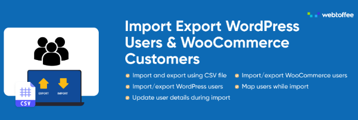 Import Export WordPress Users Plugin