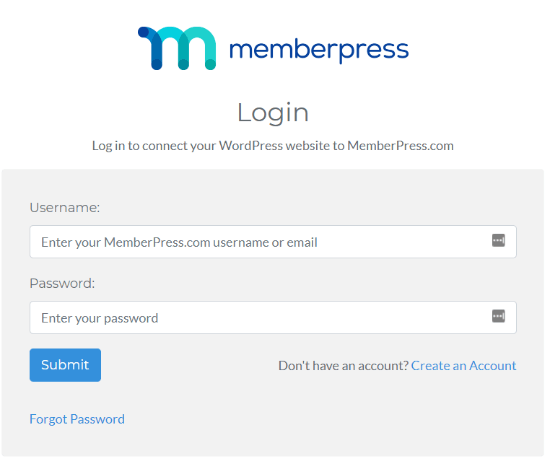 MemberPress account