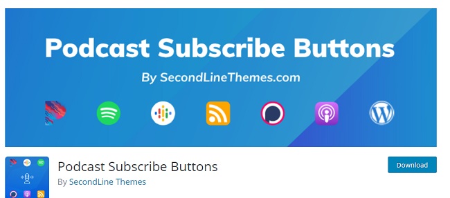 Podcast subscribe buttons