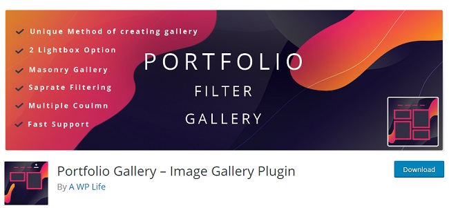 portfolio gallery by A WP life