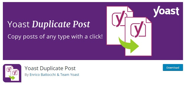 Yoast duplicate post