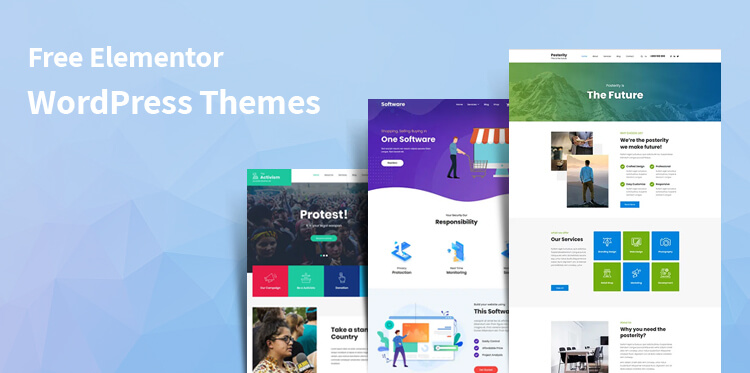 Free 30 Elementor WordPress Themes That Build Responsive Website Without Coding