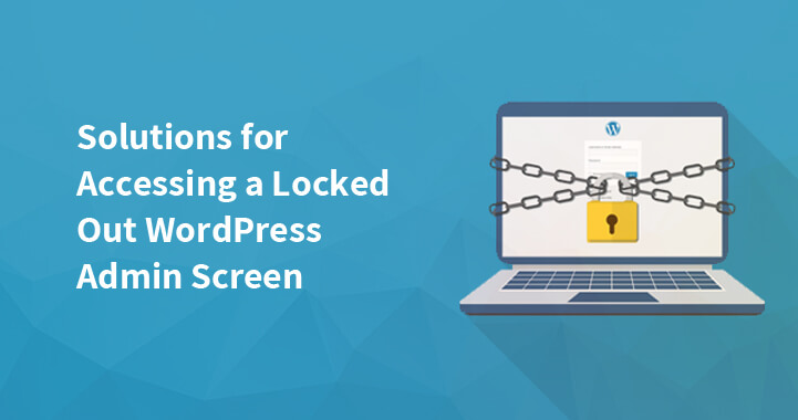 locked out WordPress admin screen