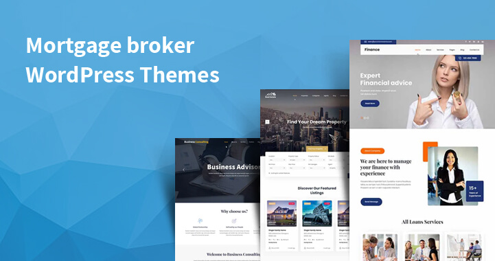 Mortgage Broker WordPress Themes for Broker and Real Estate Websites