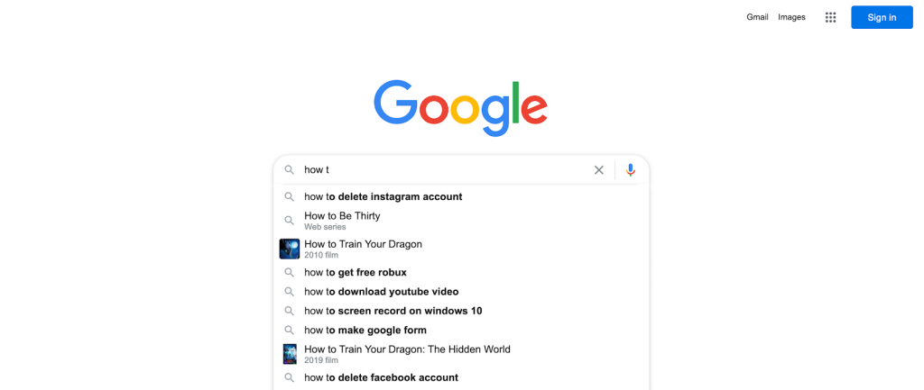 google search