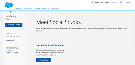 Salesforce Social Studio