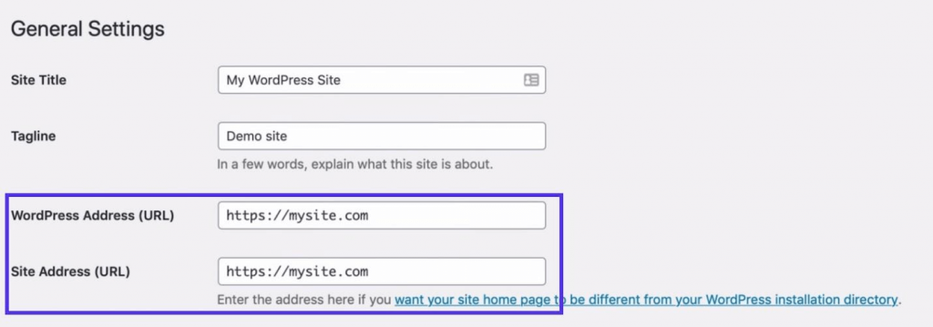 DNS setting