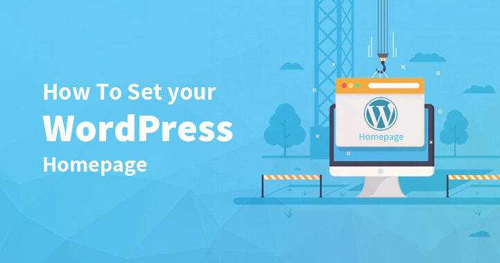 Set WordPress Homepage
