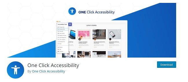 One Click Accessibility