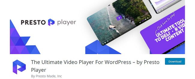 The Ultimate Video Player For WordPress