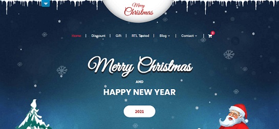 christmas wordpress theme