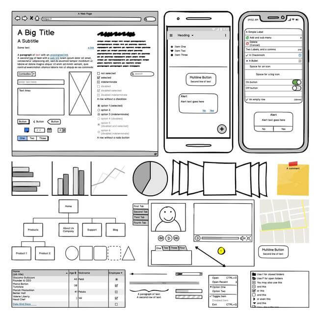 wireframes