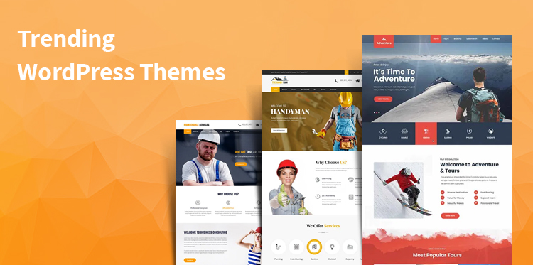 Trending WordPress Themes With Latest Designs