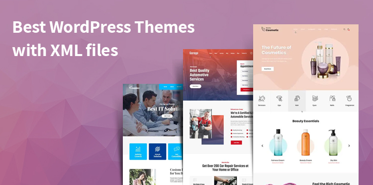 WordPress Themes with XML files