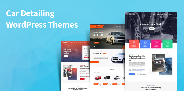 car detailing WordPress Themes