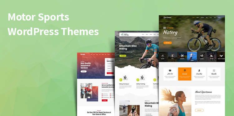 motor sports WordPress themes