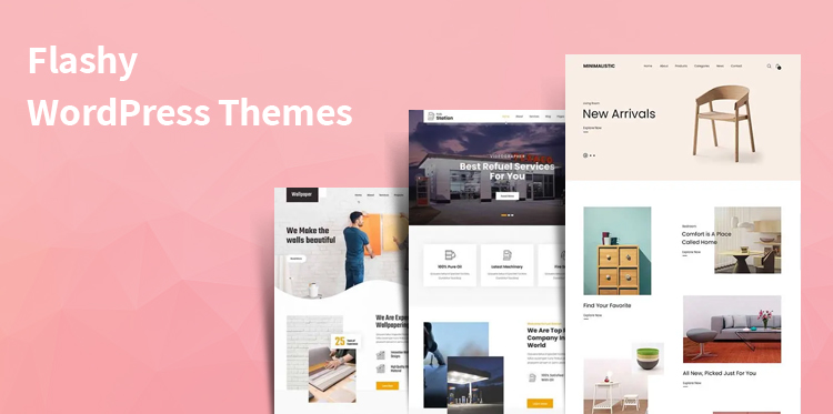 18 Flashy WordPress Themes for Modern and Clean Websites