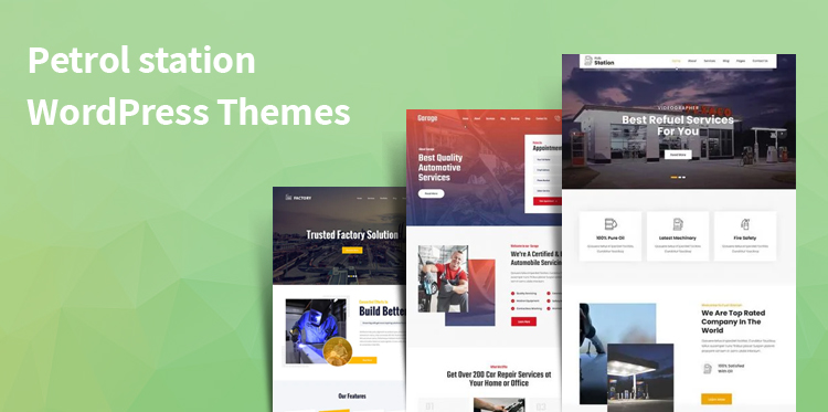 Petrol station WordPress Themes