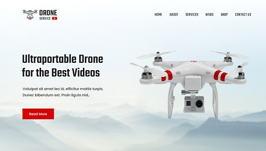 14 Dynamic Drone Services WordPress Themes for Your Website