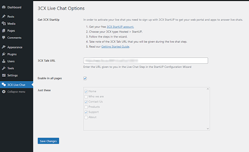 Enable Live Chat on your website