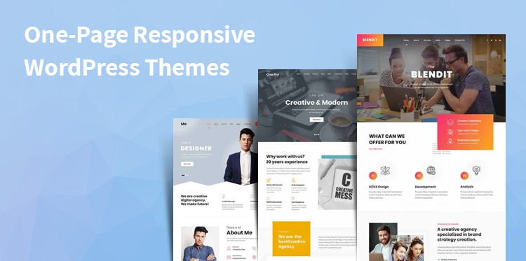 13 One-Page Responsive WordPress Themes for Your Site