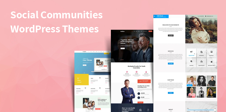 Social Communities WordPress themes