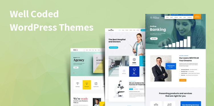 well coded wordpress themes