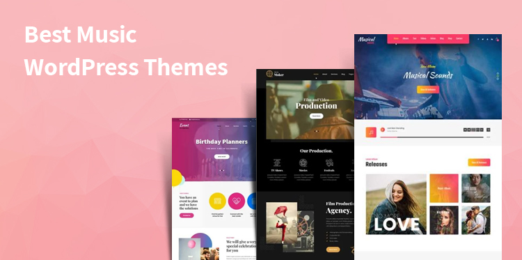 13 Music WordPress Themes For Bands and Musicians