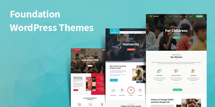 13 Foundation WordPress Themes for Charitable Organizations