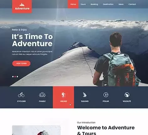 Adventure WordPress theme