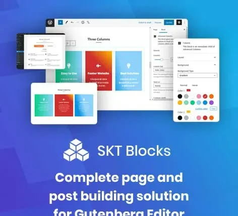 SKT Blocks - Gutenberg WordPress Editor Plugin