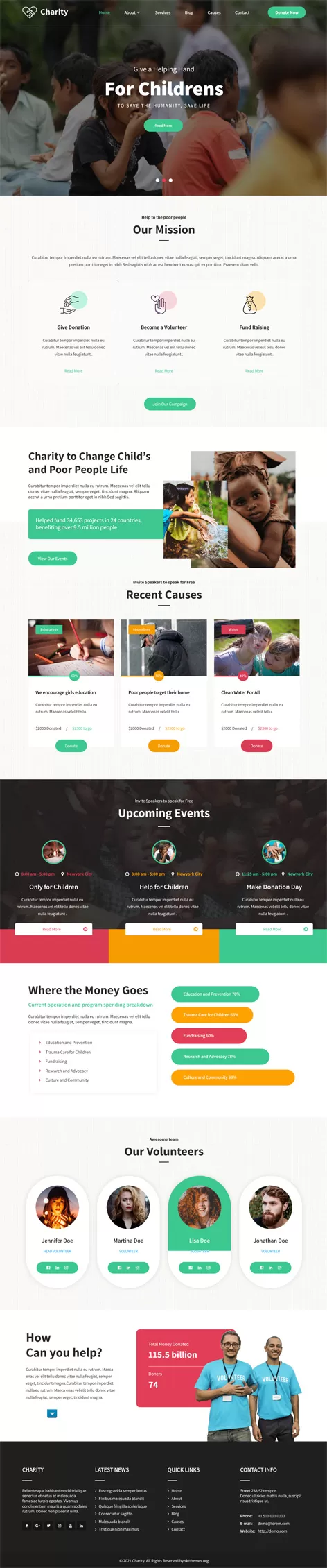 GB Charity - NGO WordPress Theme