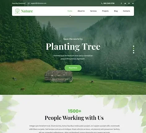 Nature One PRO - Nature WordPress Theme