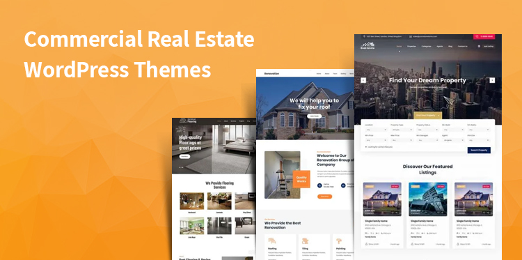 commercial real estate WordPress themes