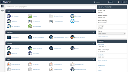 cpanel