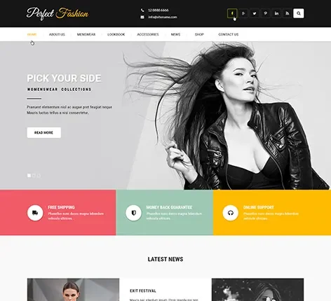 Fashion Trends - clothing brand WordPress theme/Impressive WordPress Theme | Couturier WordPress Theme for Luxury Fashion Designers | Fashion Blogger WordPress Theme