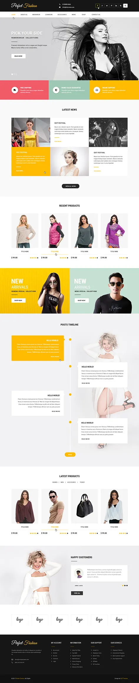 Fashion Trends - fashion WordPress theme