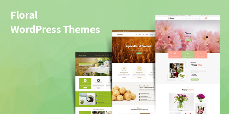 floral WordPress themes
