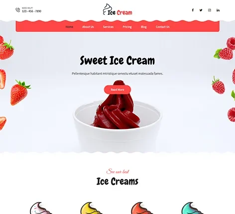 IceCream Lite - Free IceCream WordPress Theme