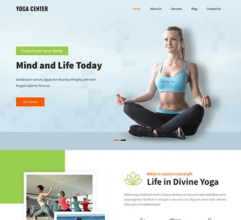 Ele Yoga Lite - Free Yoga WordPress Theme