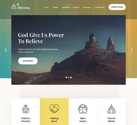 SKT Blessing - Hopes WordPress Theme