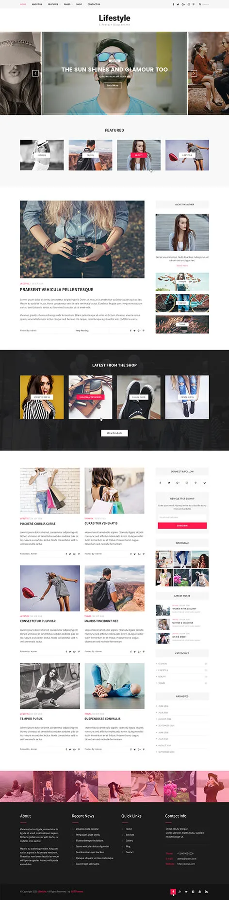 Lifestyle - Lifestyle WordPress theme