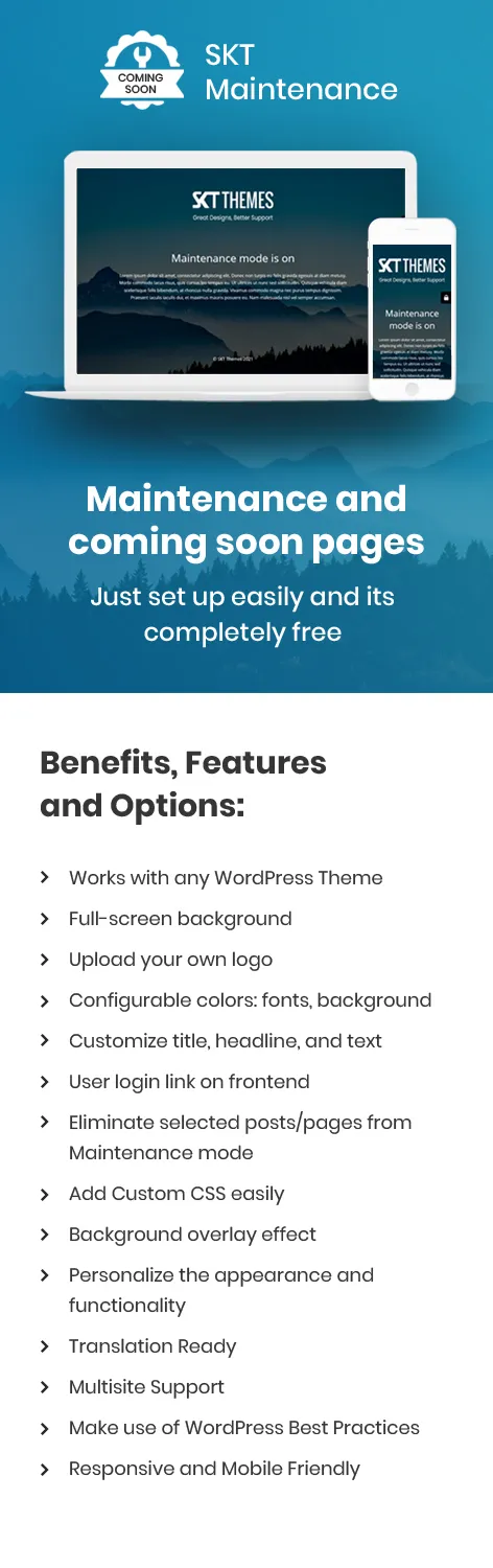 maintenance mode WordPress plugin