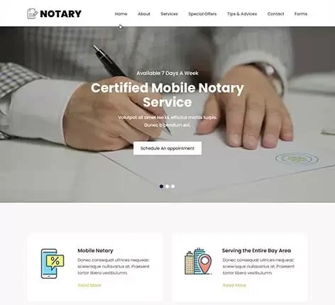 SKT Notary - Notary WordPress Theme