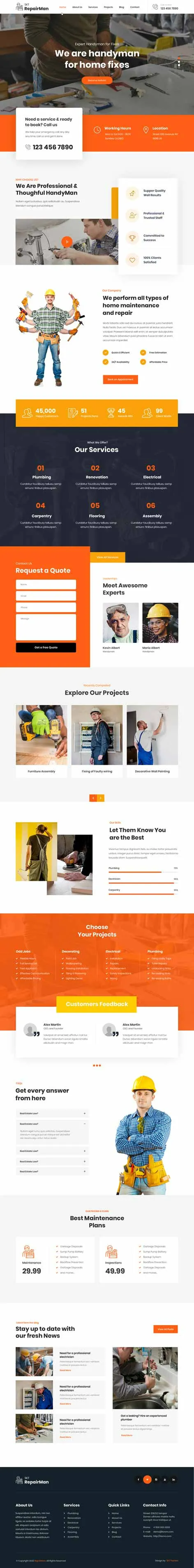 renovation WordPress theme