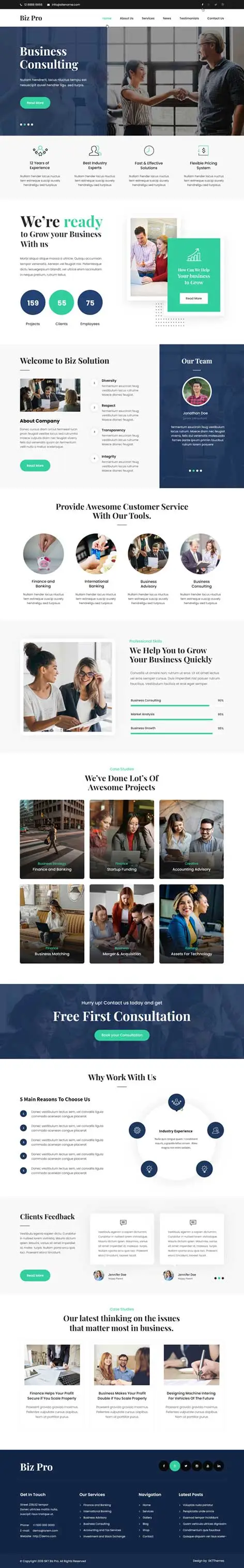 responsive multipurpose WordPress theme