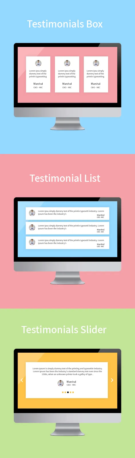 WordPress testimonial Plugin