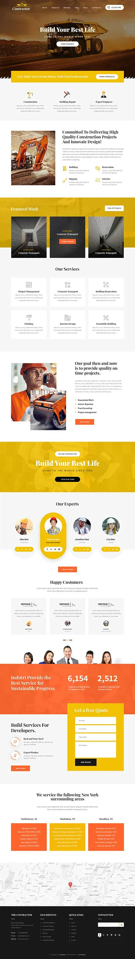 constructor WordPress theme