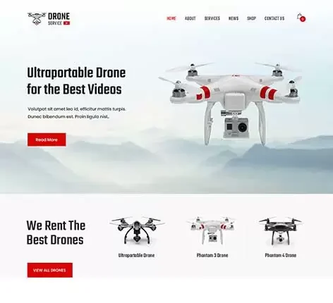 SKT Drone - Drone Service WordPress Theme for Aerial Photography and UAV Companies